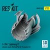 RESKIT RSU32-0181 F-35B Lightning II exhaust nozzle (Parked/Fly) for Trumpeter kit (3D printed) 1/32